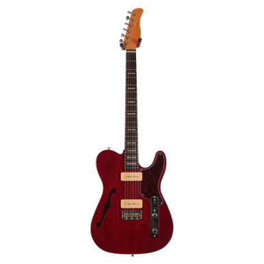 Sire Larry Carlton T7TM Electric Guitar in See Through Red - Image 3