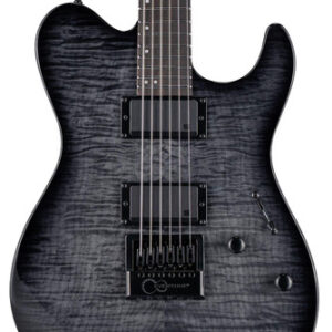 ESP LTD TH-1000 FM Electric Guitar in See Thru Black Sunburst with Evertune