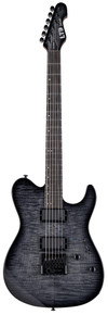 ESP LTD TH-1000 FM Electric Guitar in See Thru Black Sunburst with Evertune - Image 2