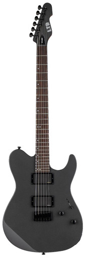 ESP LTD TH-400 Electric Guitar in Charcoal Metallic - Image 3