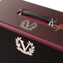 Victory MK 112 Closed-Back Speaker Cabinet in Burgundy with Celestion Alnico Gold Speaker - Image 2
