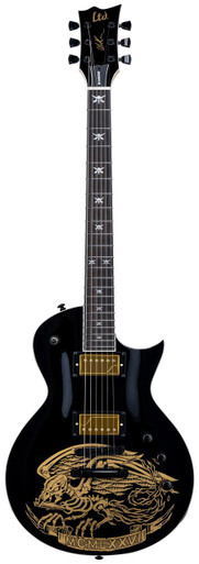 ESP LTD Will Adler WA-WARBIRD Electric Guitar in Black - Image 3
