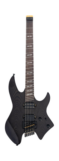 Sire Larry Carlton X6 Headless Electric Guitar in Transparent Black - Image 3