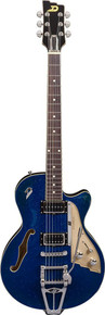 Duesenberg Starplayer TV Semi-Hollow Electric Guitar in Blue Sparkle - Image 2