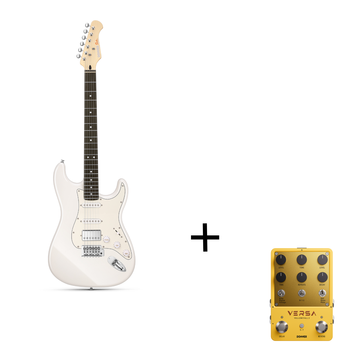 Donner DST-152 ST Electric Guitar Kit - Image 3