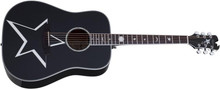 Schecter Robert Smith RS-1000 Busker Electro Acoustic in Black - Image 2