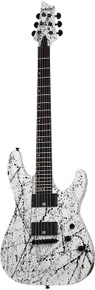 Schecter C-1 Electric Guitar in Ink Bomb - Image 2