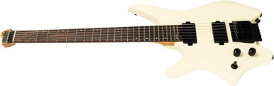 HILS NEXT HN3 Left Handed Headless Electric Guitar in Satin Ivory - Image 3