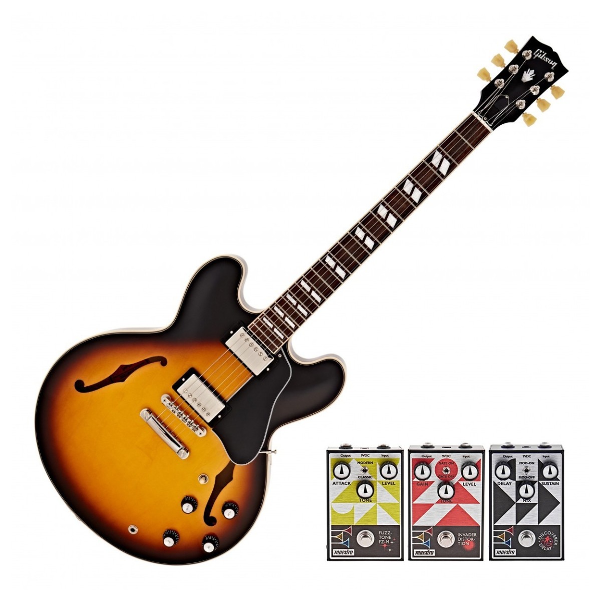 Gibson ES-345 Vintage Burst w/ 3 Free Maestro Pedals