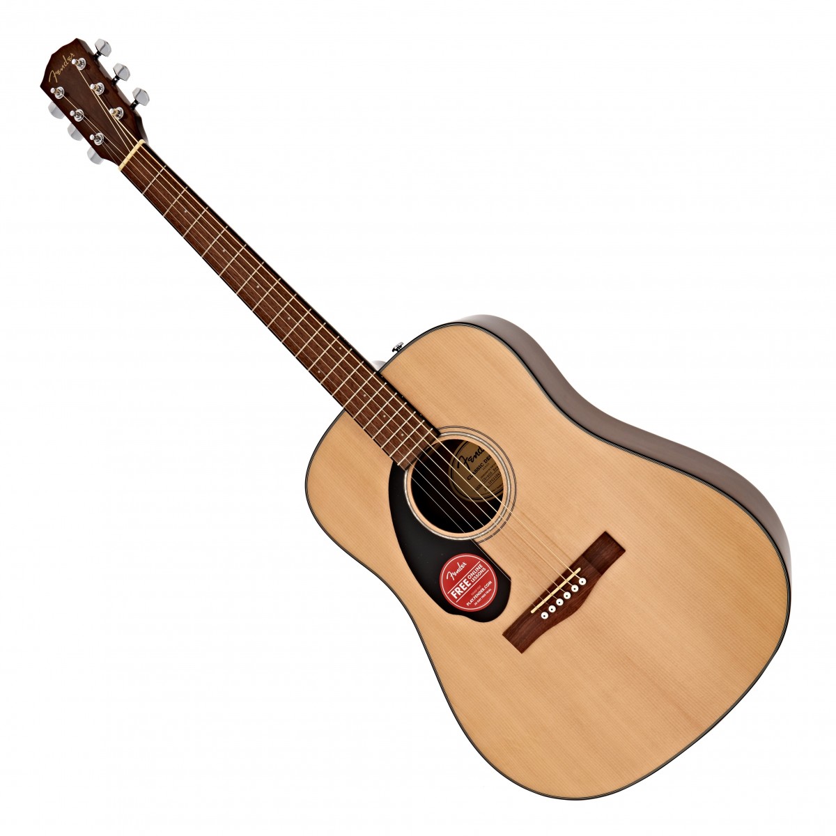 Fender CD-60S Left Handed Acoustic Natural