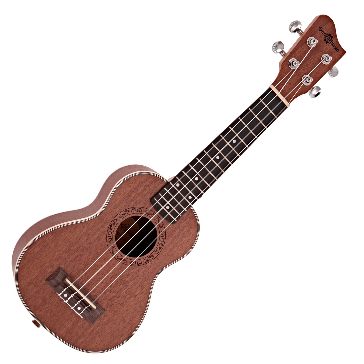 Sapele Soprano Ukulele by Gear4music