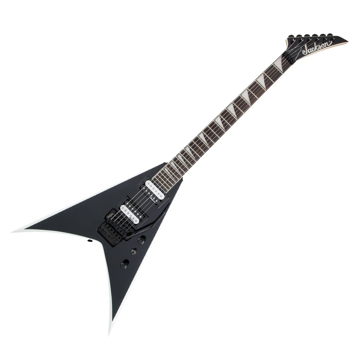 Jackson JS Series King V JS32 Black with White Bevels