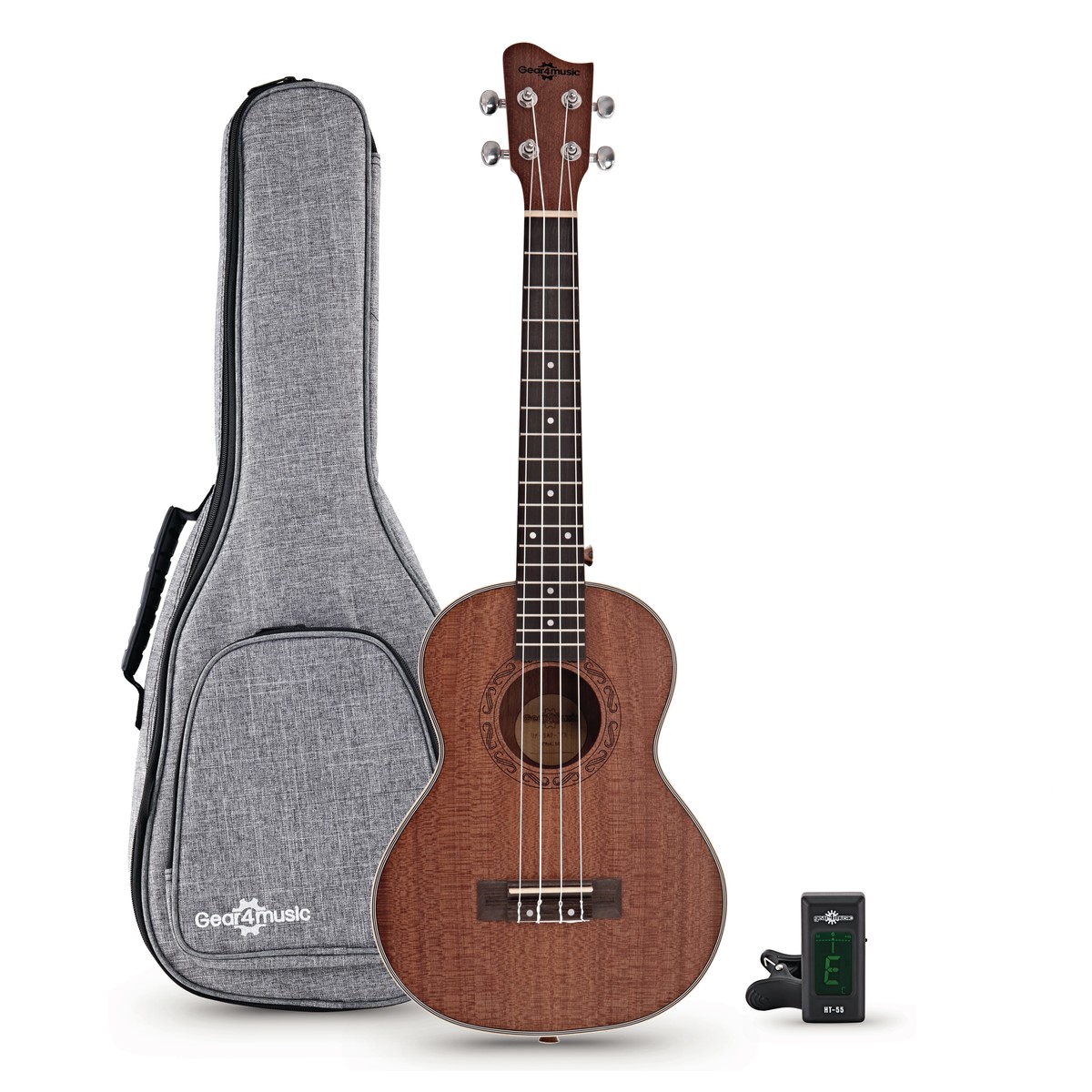 Sapele Tenor Ukulele Pack by Gear4music