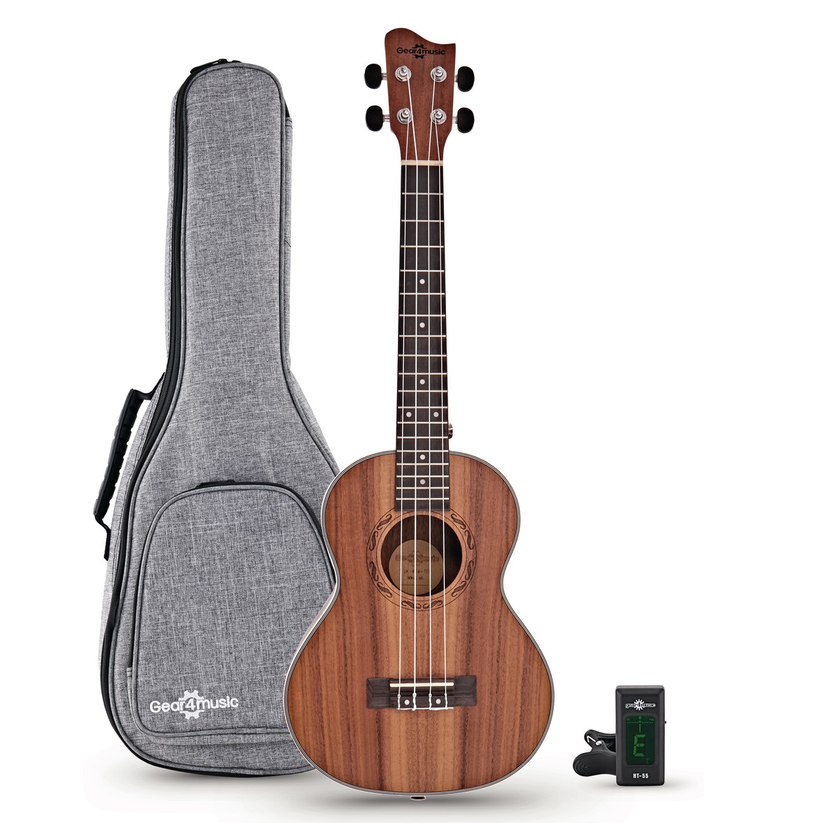 Koa Tenor Ukulele Pack by Gear4music