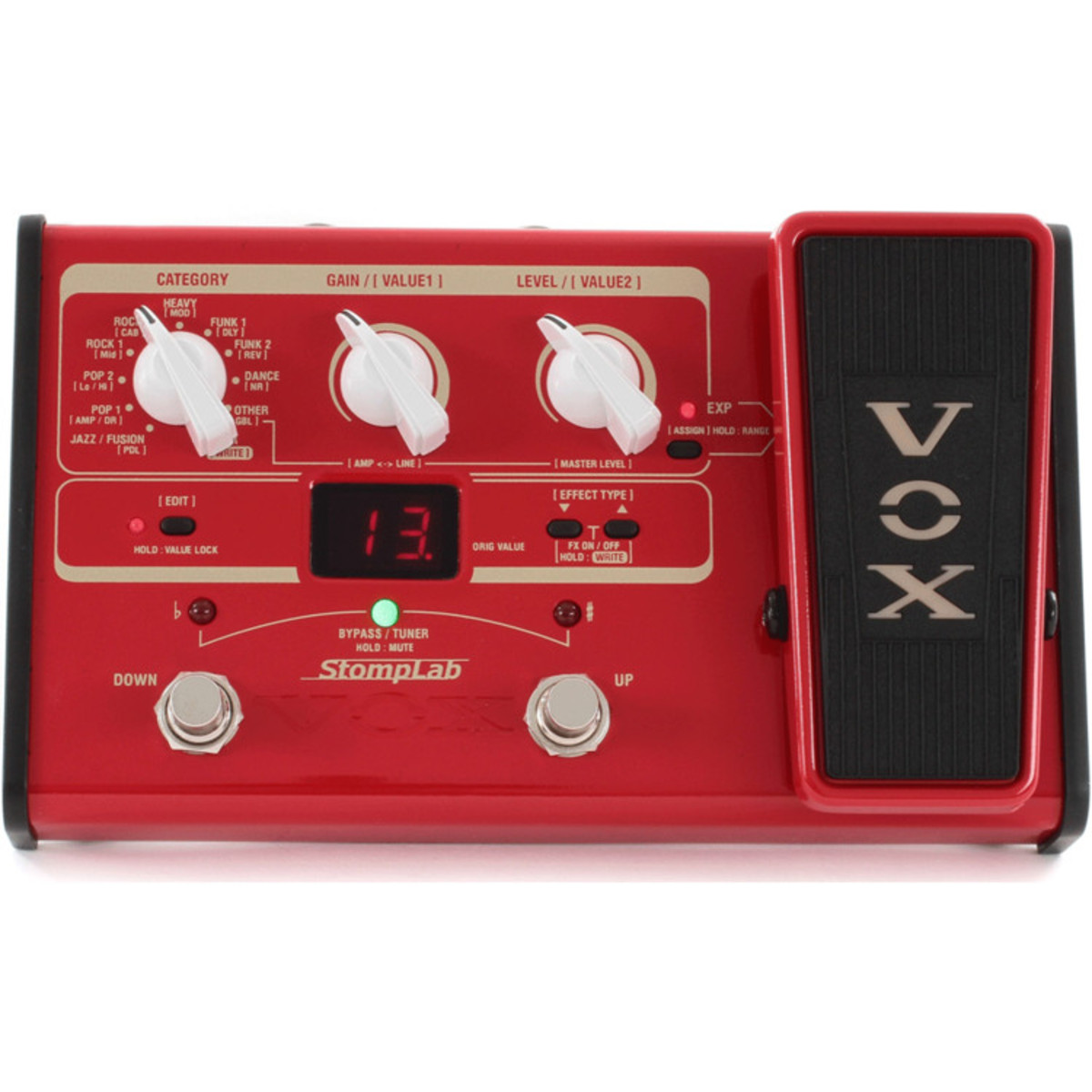Vox StompLab IIB Bass Guitar Multi-Effects with Expression Pedal
