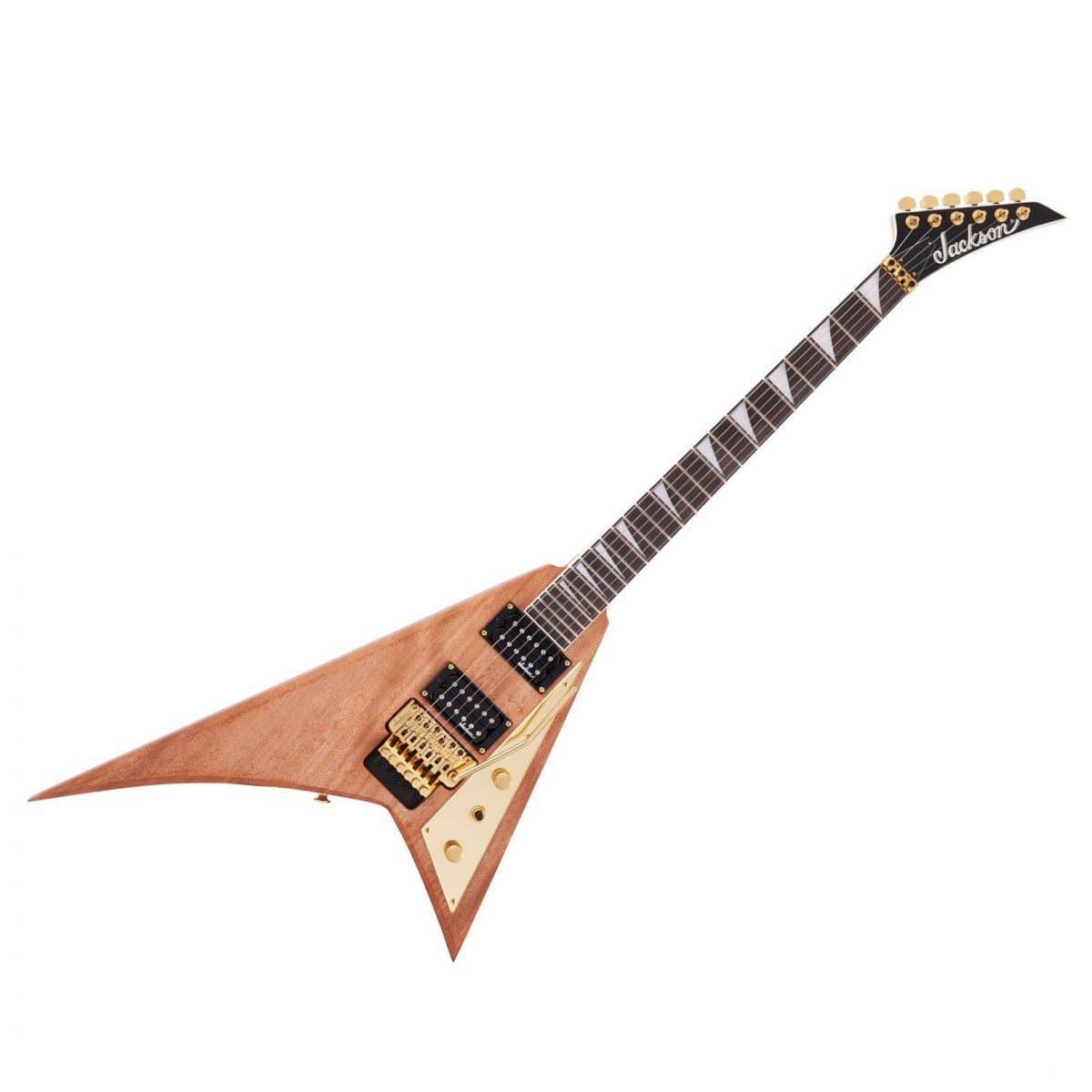 Jackson JS Series Rhoads MAH JS32 Amaranth Fingerboard Natural