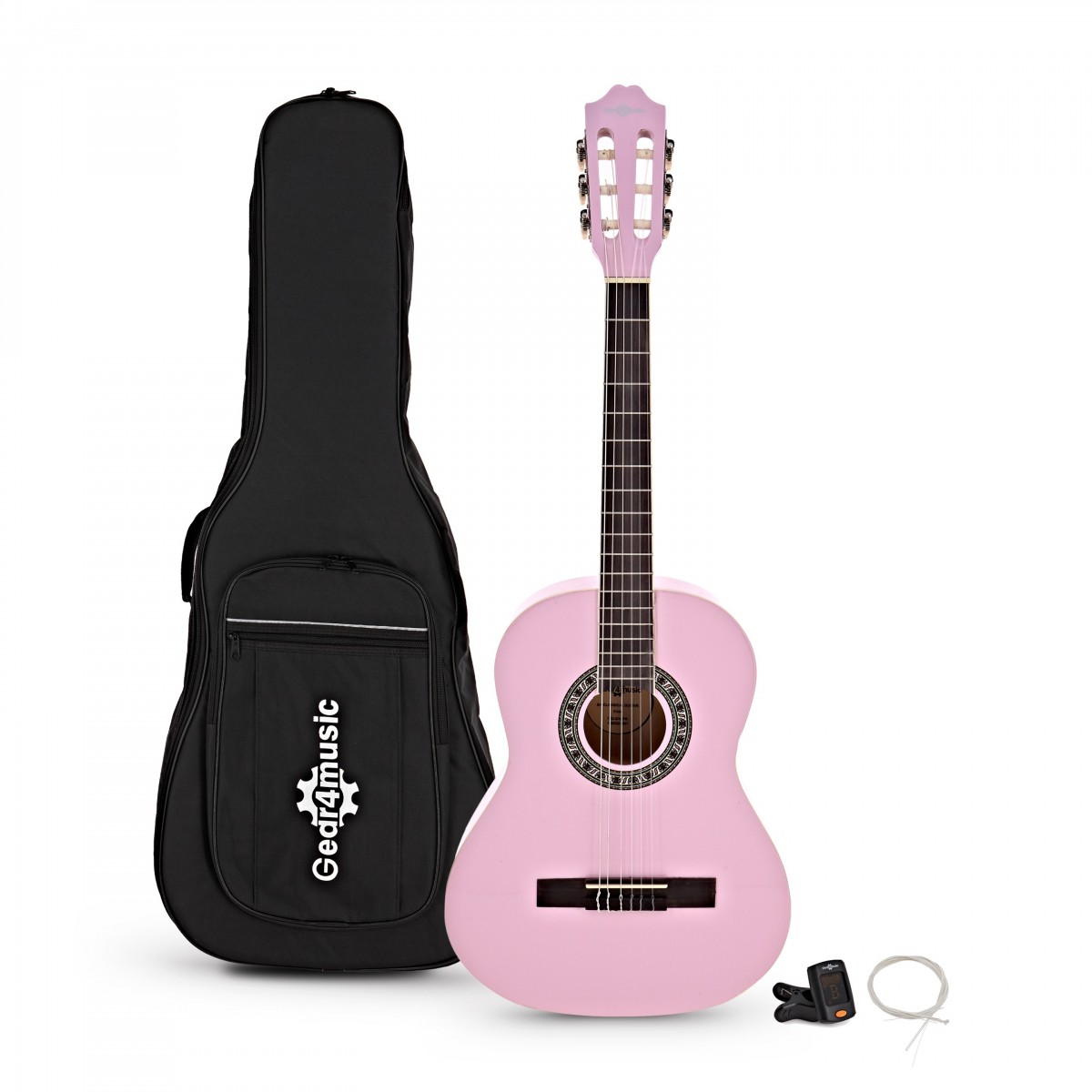 3/4 Classical Guitar Pack Pink by Gear4music