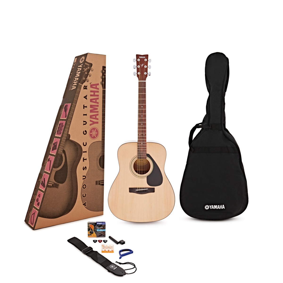 Yamaha F310P II Acoustic Guitar Package Natural
