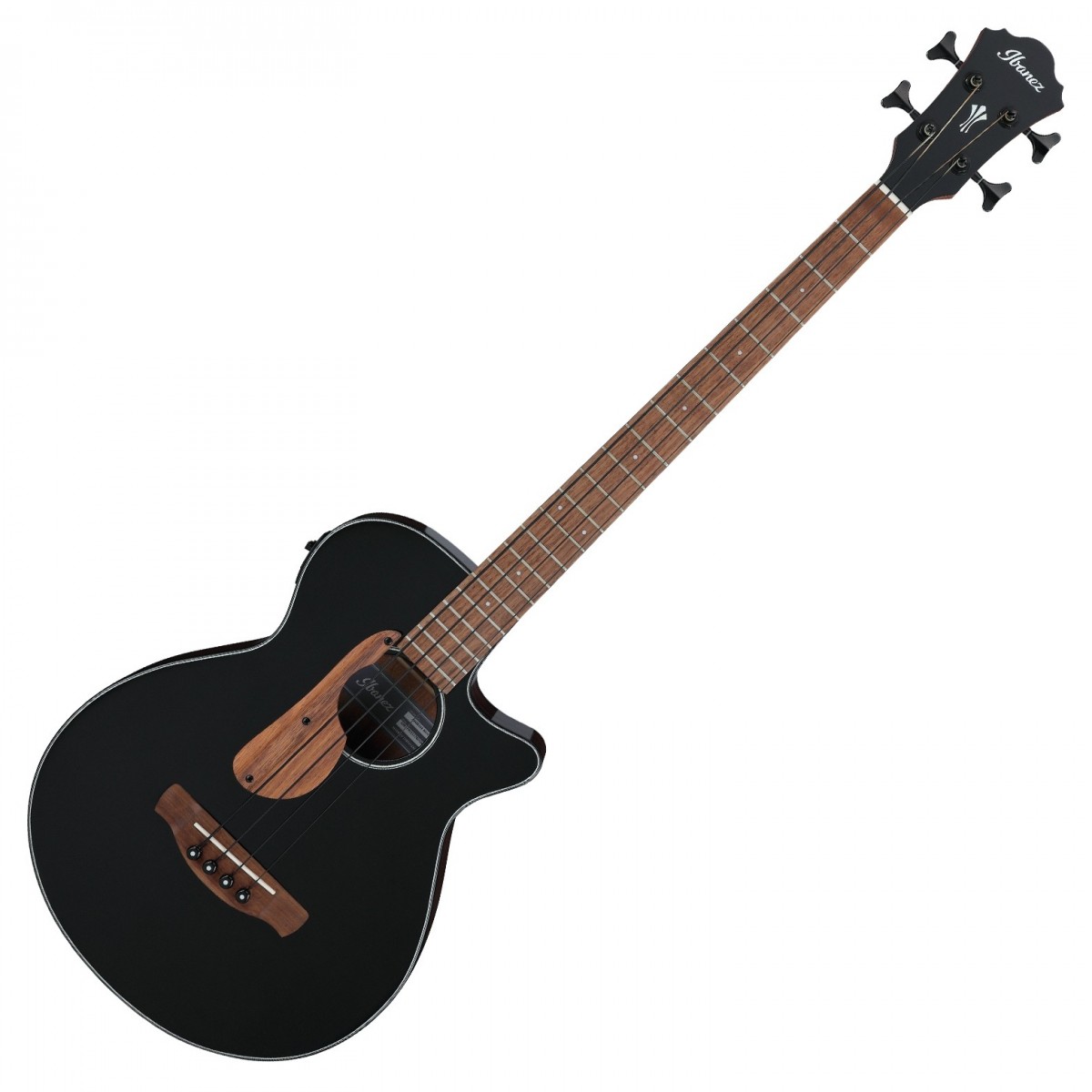 Ibanez AEGB24E Acoustic Bass Black High Gloss