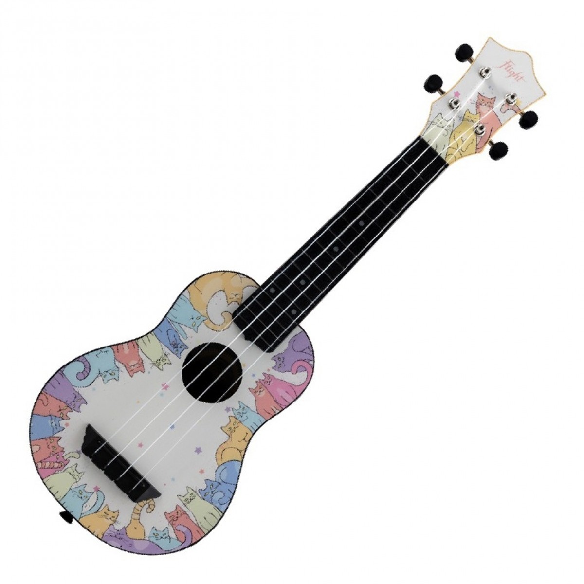 Flight TUS-40 Travel Soprano Ukulele Kitty