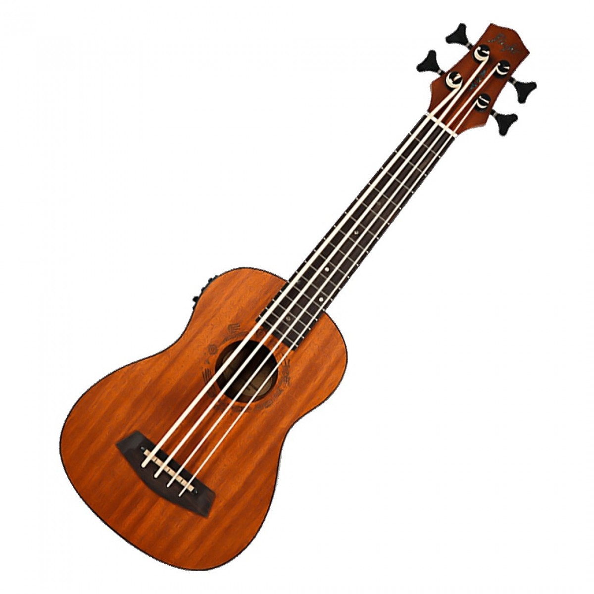 Flight DUBS Electro Bass Ukulele Mahogany