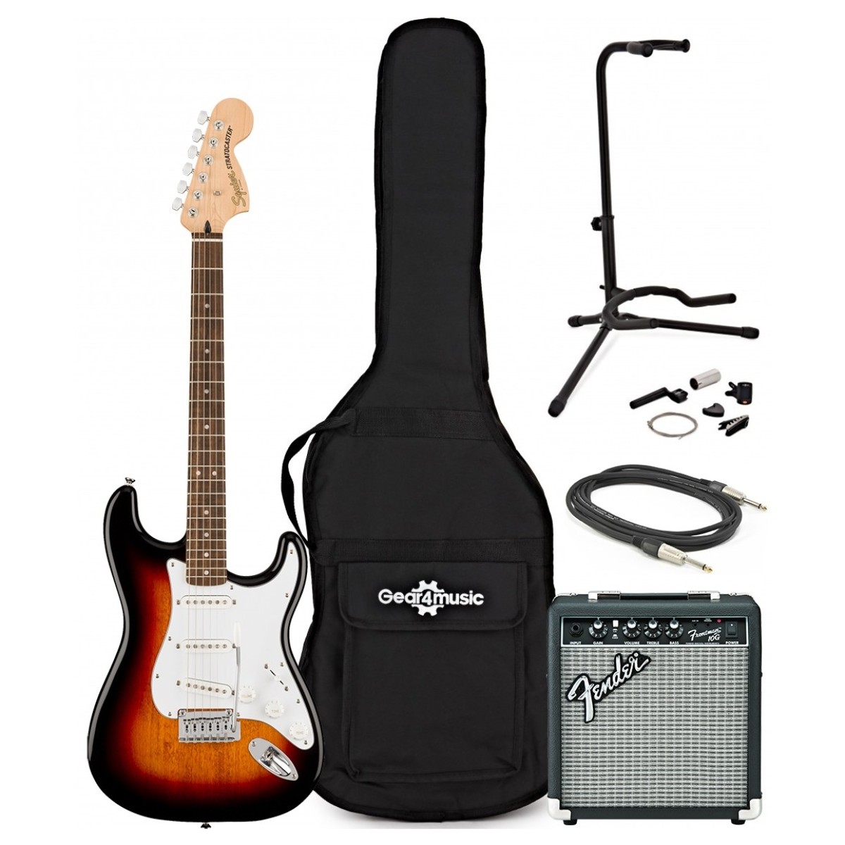Squier Affinity Stratocaster Electric Guitar Pack Builder