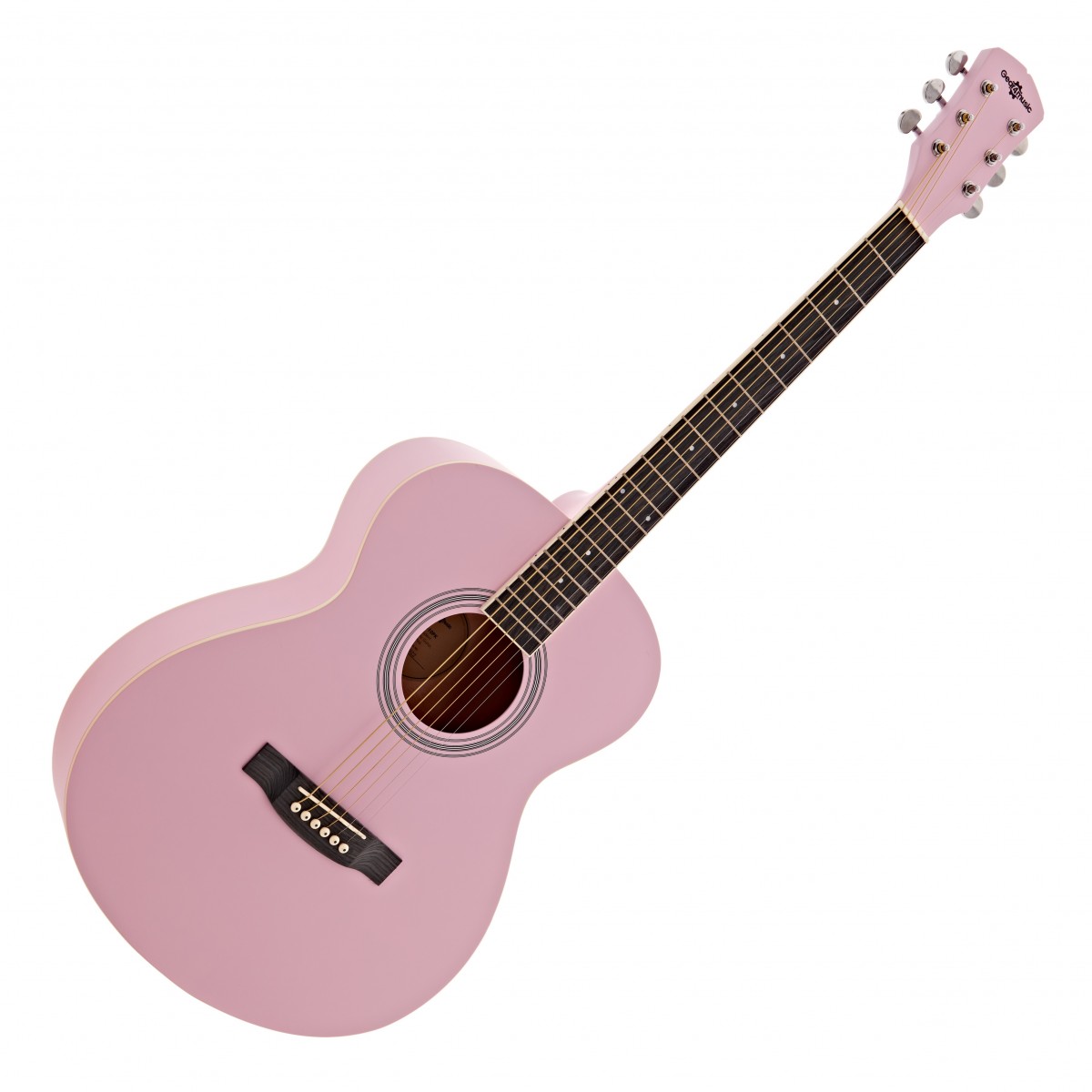 Student Acoustic Guitar by Gear4music Pink