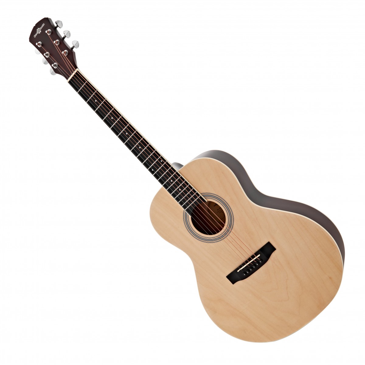 Parlour Left Handed Acoustic Guitar by Gear4music Natural