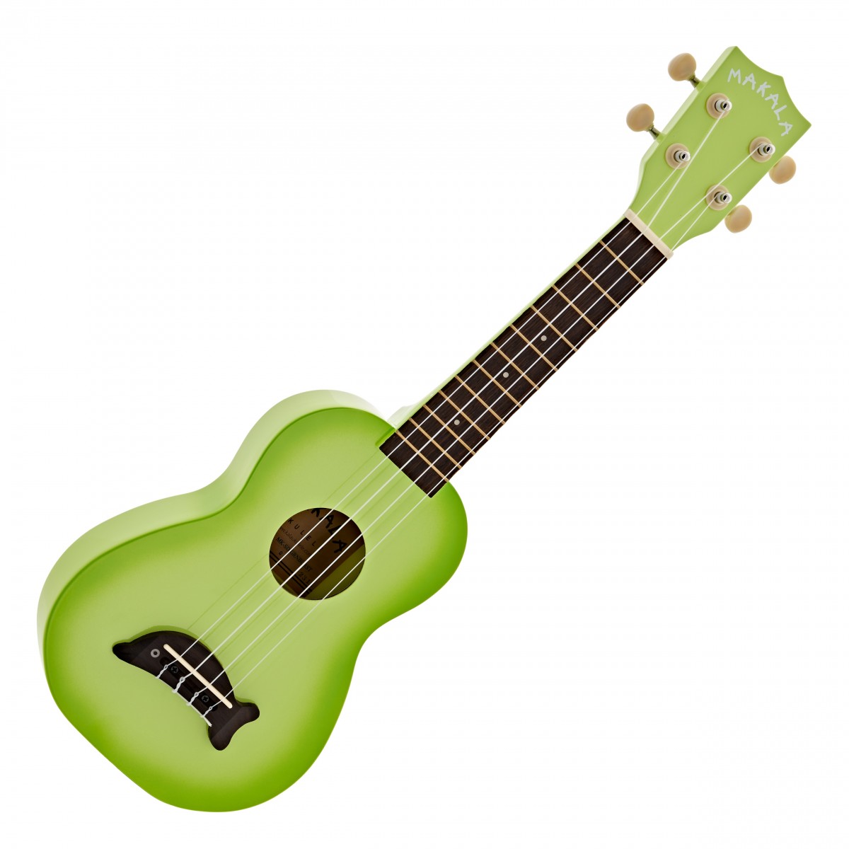 Kala Makala Dolphin Soprano Ukulele Green Apple Burst