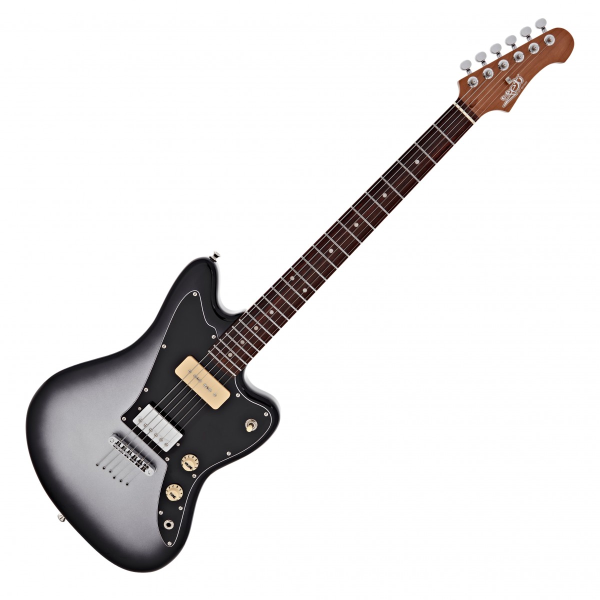 JET Guitars JJ-350 Baritone Offset Rosewood Moonburst