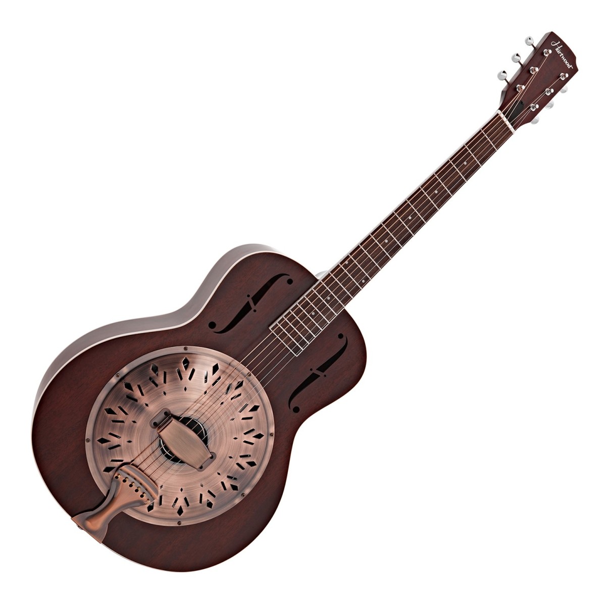 Hartwood Resonator Guitar Vintage Wine Red