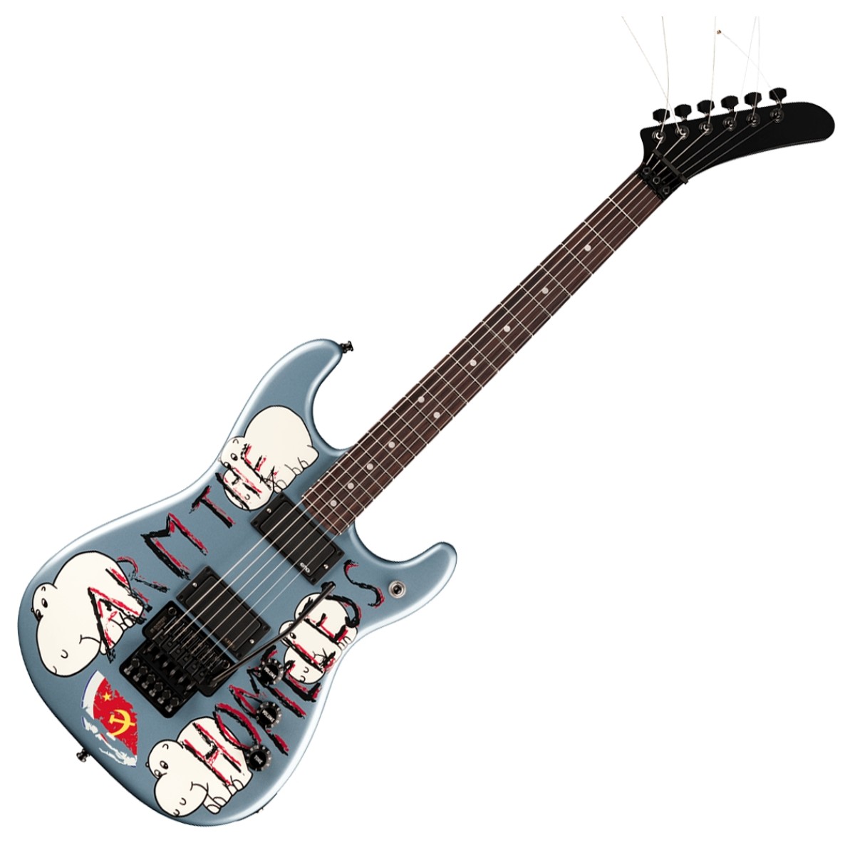 Fender Tom Morello Arm The Homeless Stratocaster RW Blue Ice Metallic