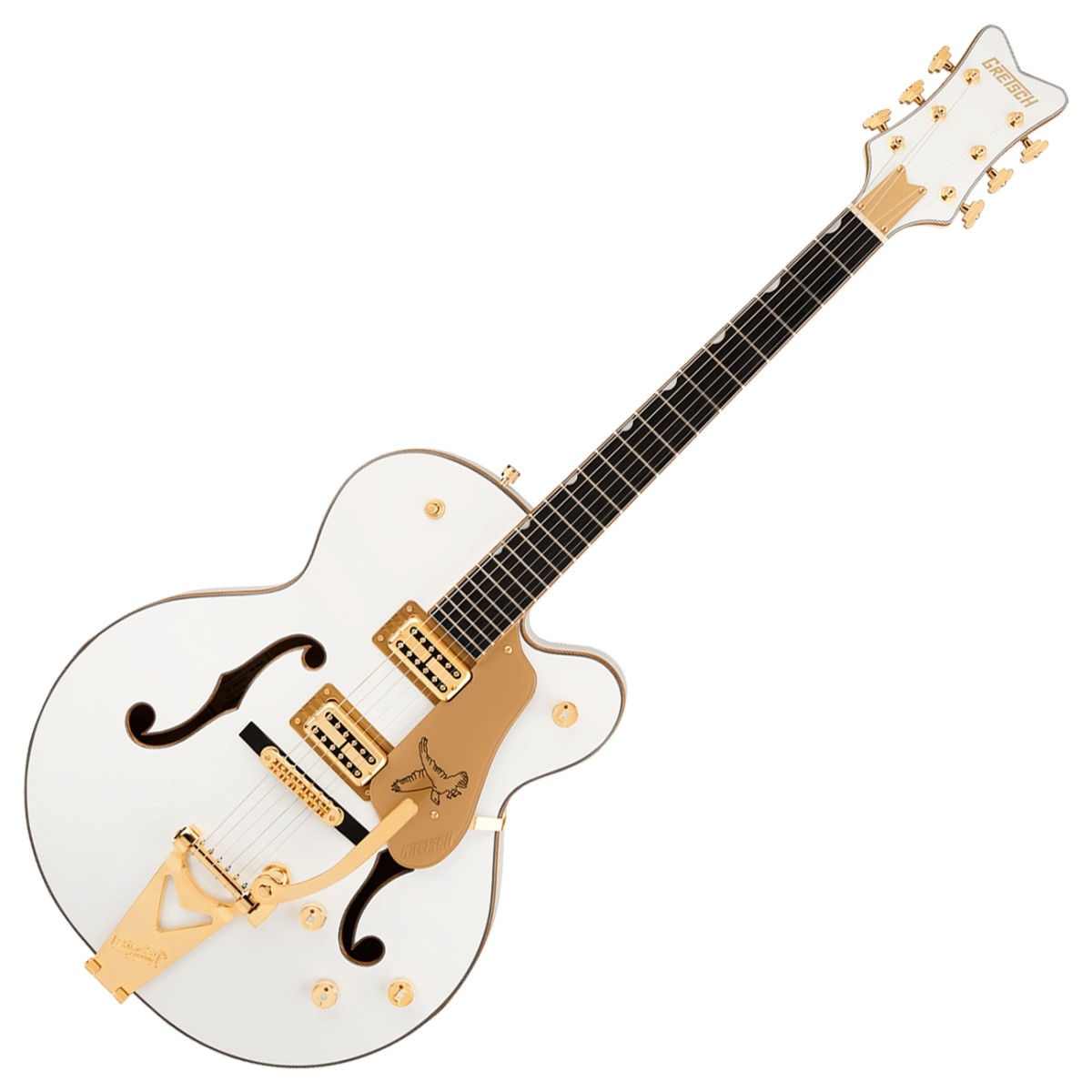 Gretsch Synchromatic Falcon Hollow Body Single-Cut with Bigsby EB Snowcrest White