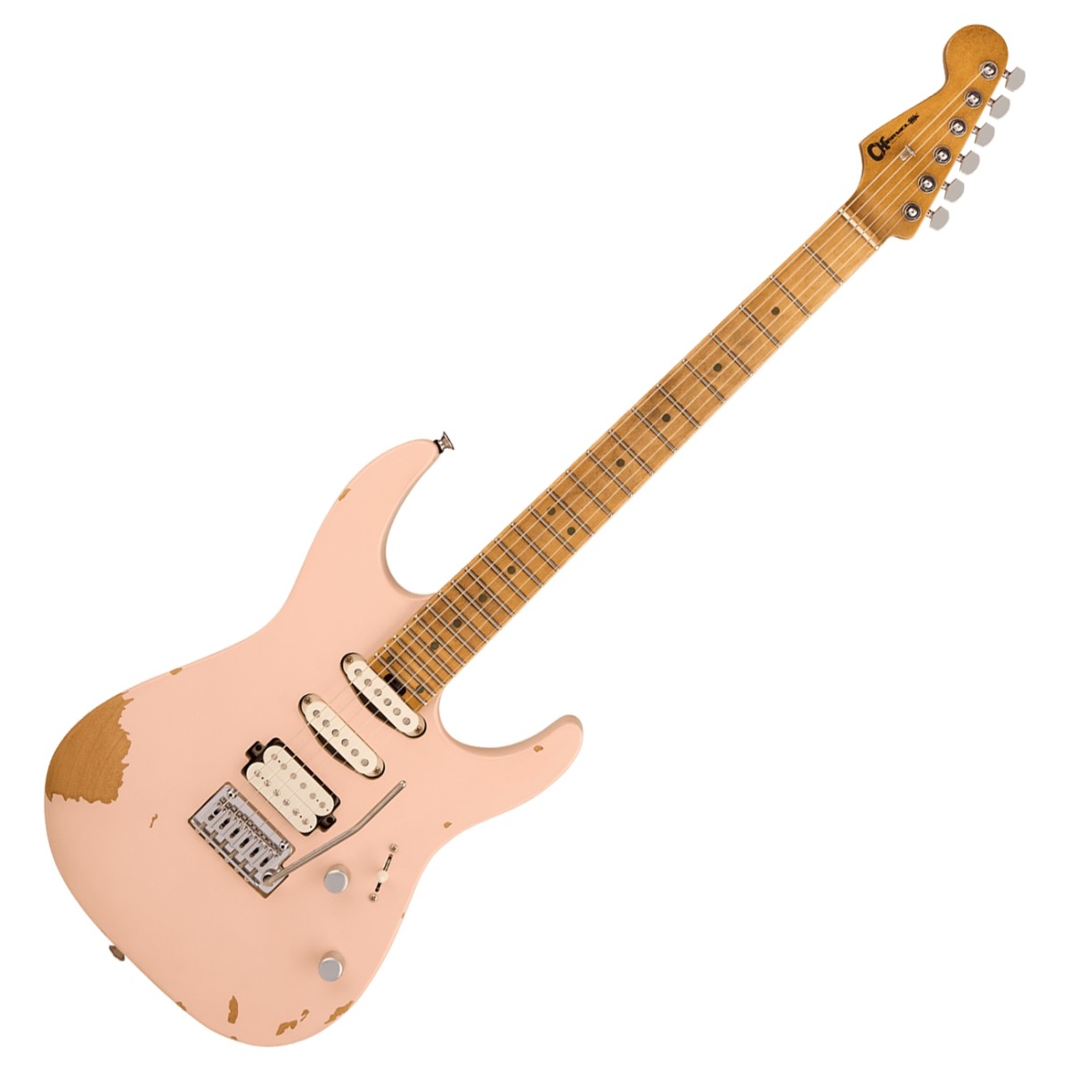 Charvel Pro-Mod Signature Rick Graham DK24 2PT CM Worn Shell Pink