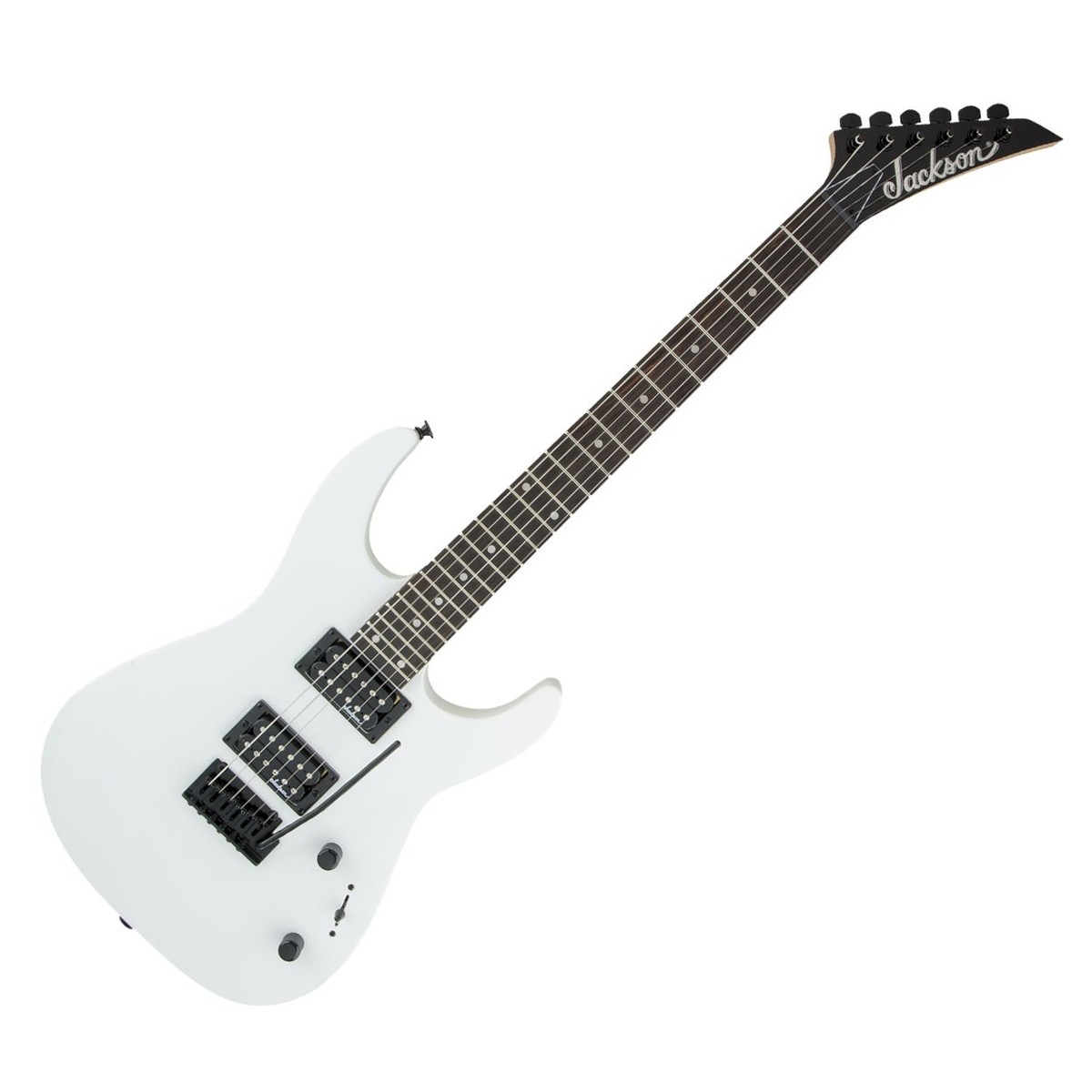 Jackson JS Series Dinky JS12 Amaranth Fingerboard Snow White