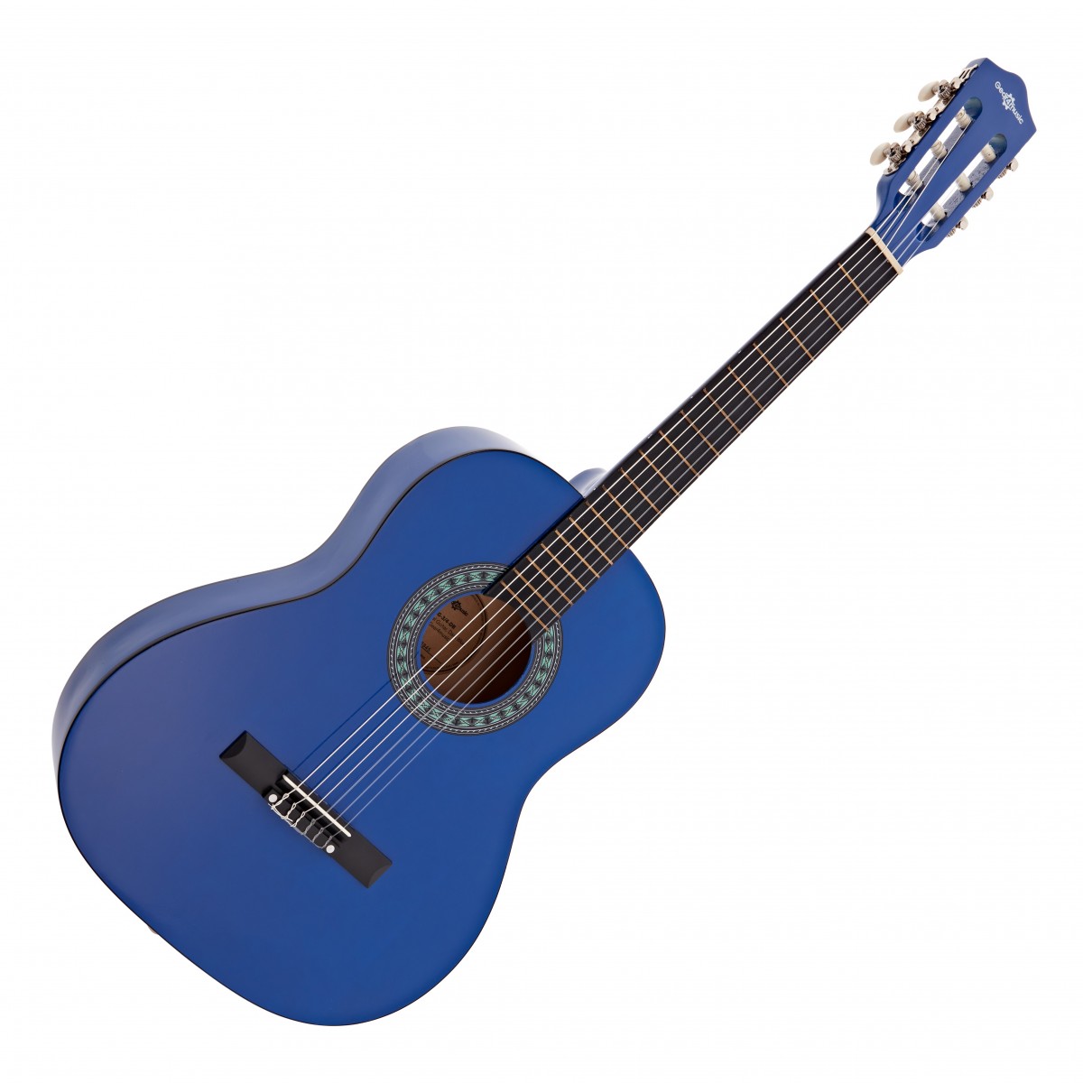 3/4 Classical Guitar Blue by Gear4music