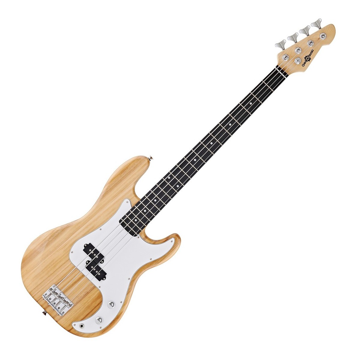 LA Bass Guitar by Gear4music Natural