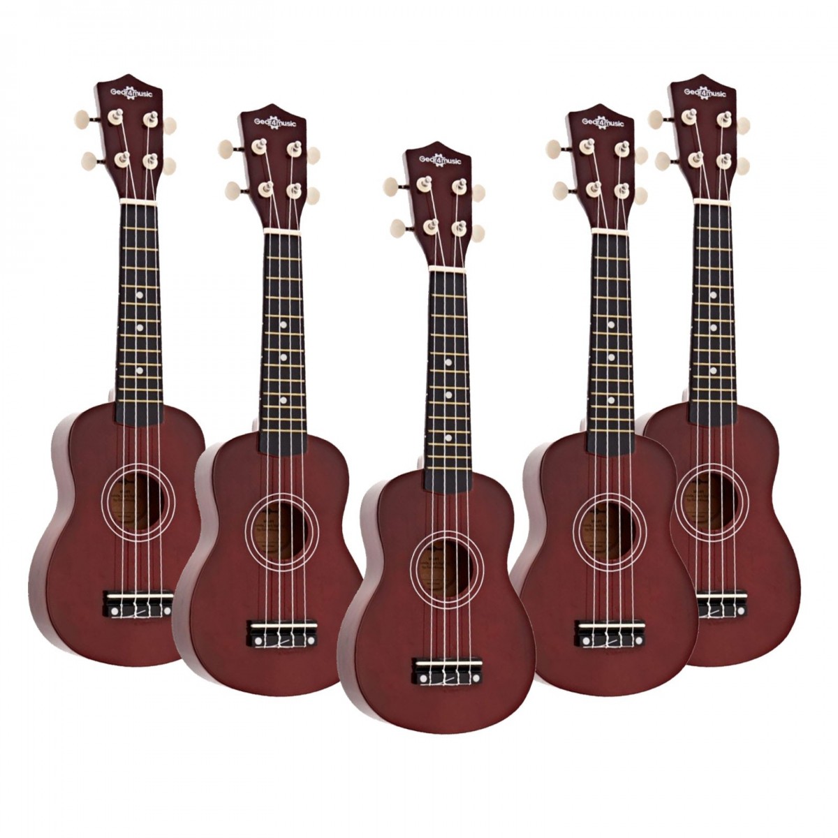 Ukulele by Gear4music Pack of 5