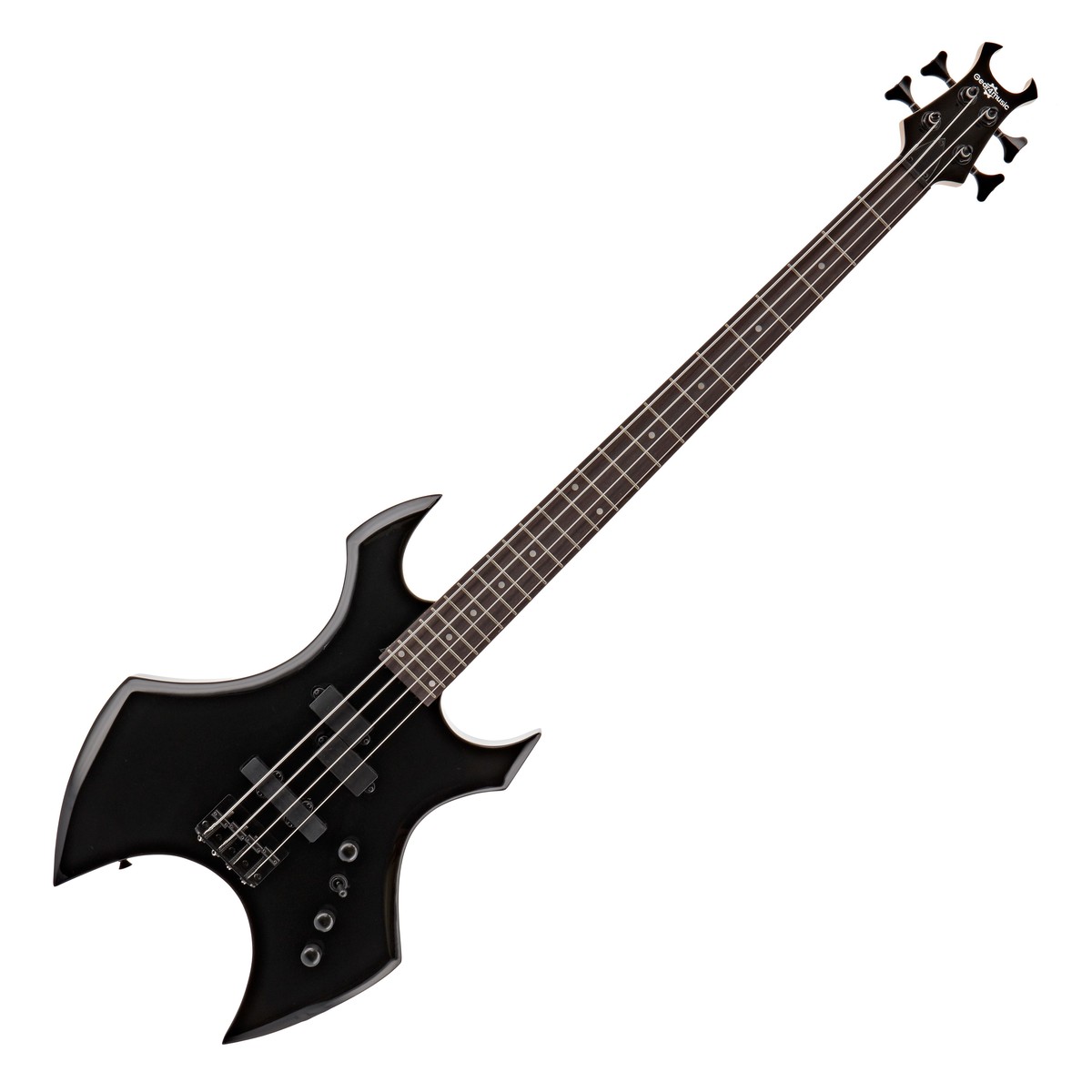 Harlem X Bass Guitar by Gear4music Black
