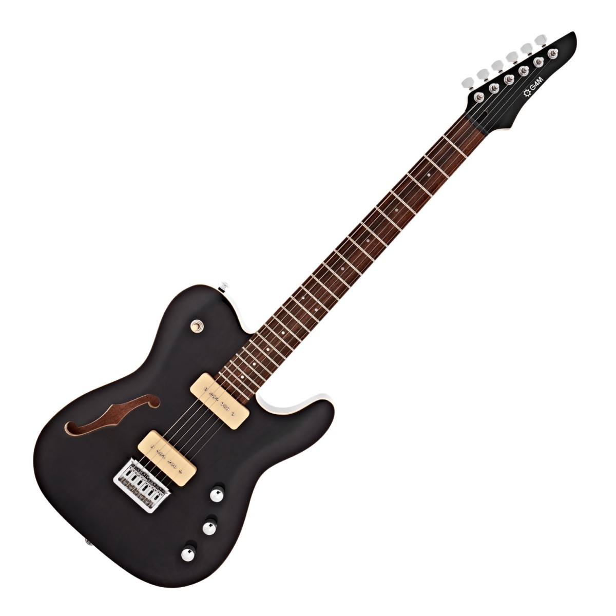 G4M 734 SH Electric Guitar Transparent Black