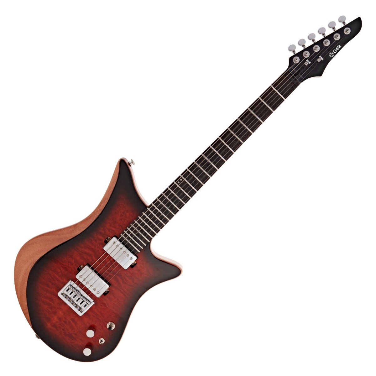 G4M 255 Deluxe Electric Guitar Tiger Burst
