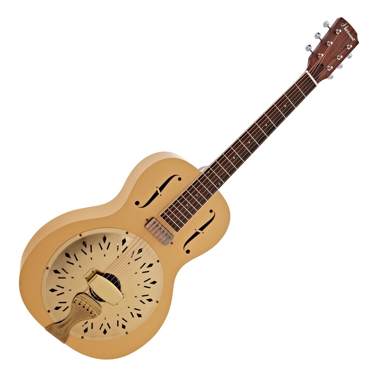 Hartwood Electro Resonator Guitar Butterscotch