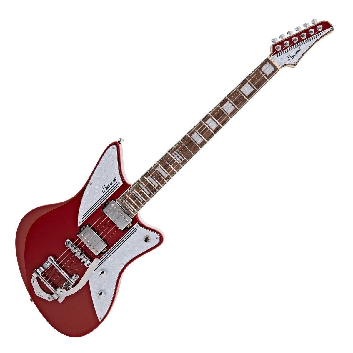 Hartwood Charger Vibrato Electric Guitar Ketchup Red
