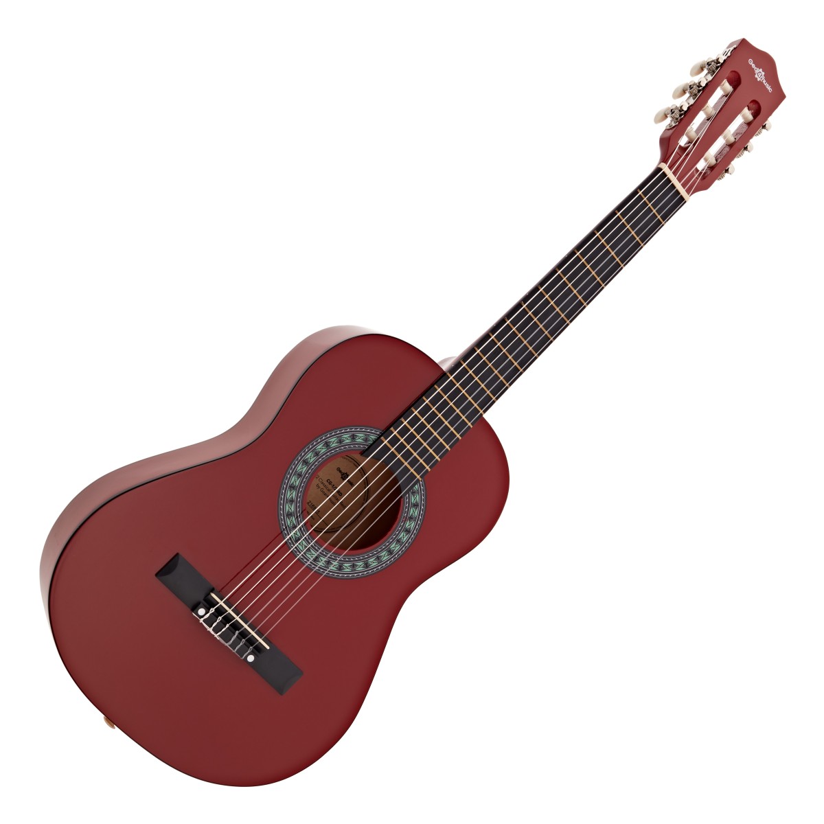 Junior 1/2 Classical Guitar by Gear4music Red