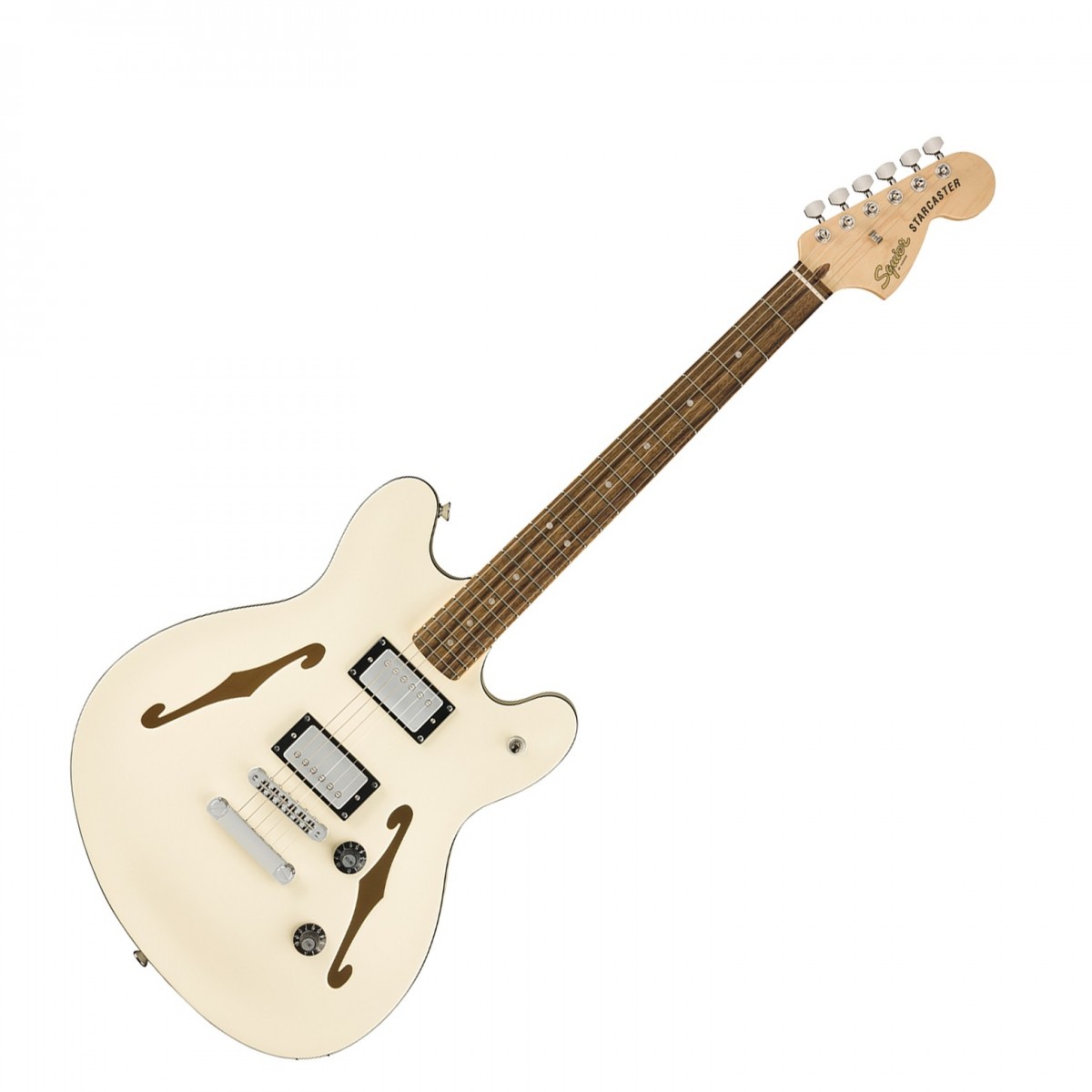 Squier Affinity Series Starcaster Deluxe Olympic White