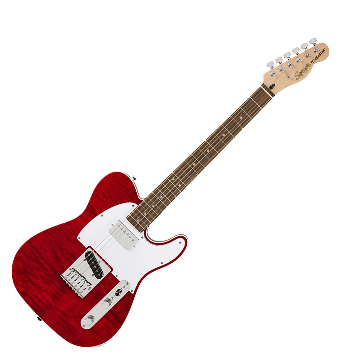 Squier Affinity Series Telecaster FMT SH Crimson Red Transparent