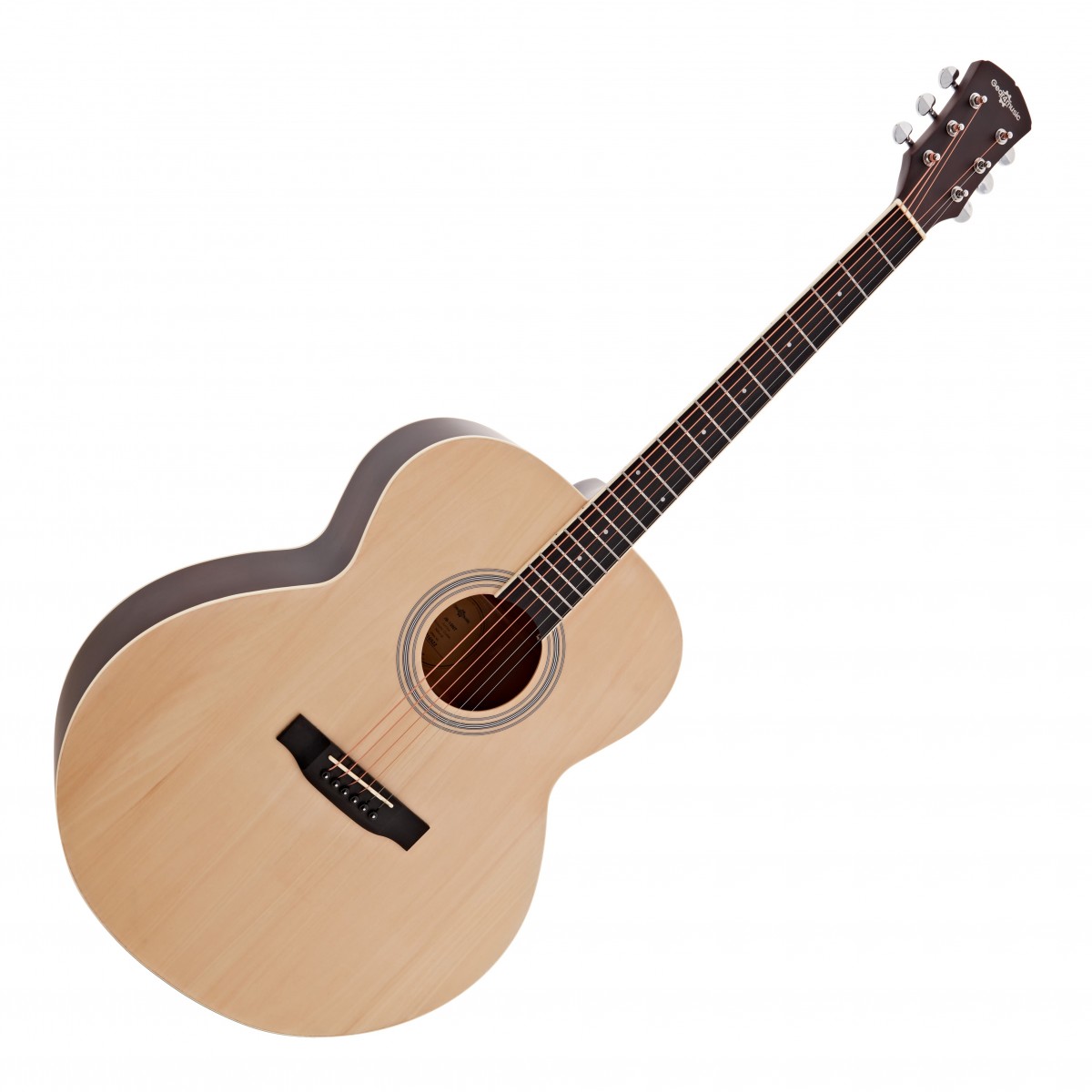 Jumbo Acoustic Guitar by Gear4music Natural