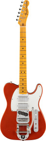Fender Artist Signature Mike Campbell Telecaster in Red Dog Red, Maple Neck - Image 3
