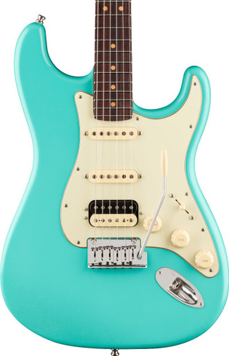 Fender American Ultra Luxe Vintage '60s Stratocaster HSS in Sea Foam Green - Image 1