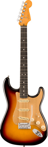 Fender American Ultra II Stratocaster Ebony Fingerboard in Ultraburst - Image 2